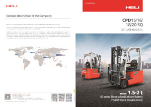 Elektrische vorkheftrucks Heli CPD18SQ