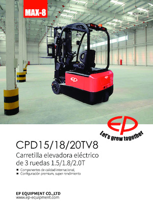 Elektrische vorkheftrucks EP CPD18TV8