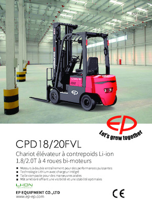 Elektrische vorkheftrucks EP CPD18FVL