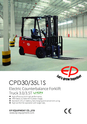 Elektrische vorkheftrucks EP CPD35L1S