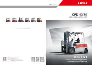 Elektrische vorkheftrucks Heli CPD45