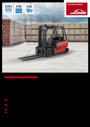 Elektrische vorkheftrucks Linde E25L