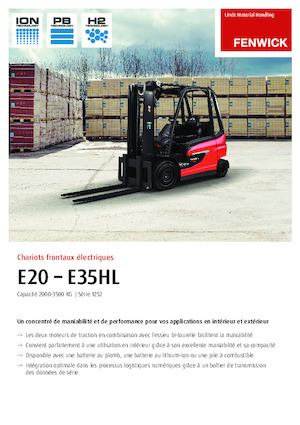 Elektrische vorkheftrucks Linde E25L