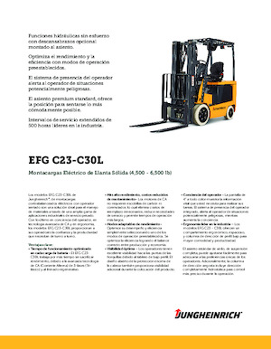 Elektrische vorkheftrucks Jungheinrich EFG C25E