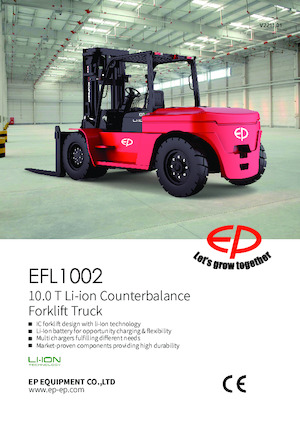Elektrische vorkheftrucks EP EFL1002