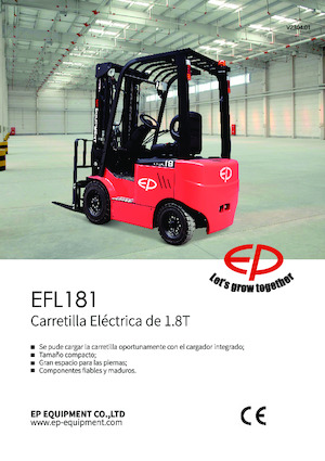 Elektrische vorkheftrucks EP EFL181
