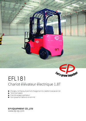 Elektrische vorkheftrucks EP EFL181