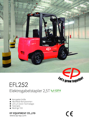 Elektrische vorkheftrucks EP EFL252