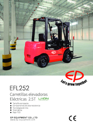 Elektrische vorkheftrucks EP EFL252