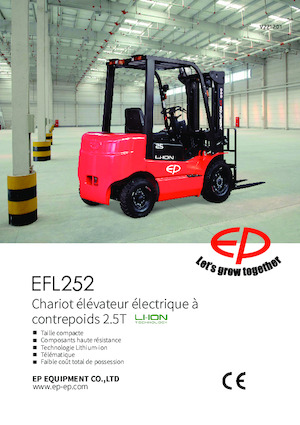 Elektrische vorkheftrucks EP EFL252