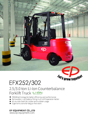 Elektrische vorkheftrucks EP EFX252