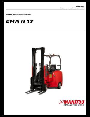 Elektrische vorkheftrucks Manitou EMA II 17