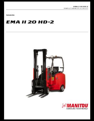 Elektrische vorkheftrucks Manitou EMA II 20 HD-2