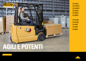 Elektrische vorkheftrucks Caterpillar EP80N