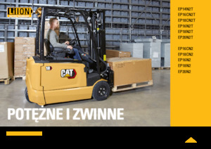 Elektrische vorkheftrucks Caterpillar EP100N