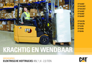 Elektrische vorkheftrucks Caterpillar EP16AN