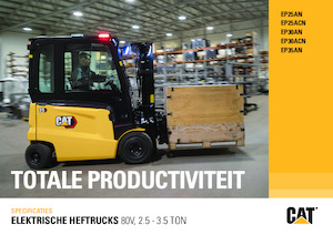 Elektrische vorkheftrucks Caterpillar EP25AN
