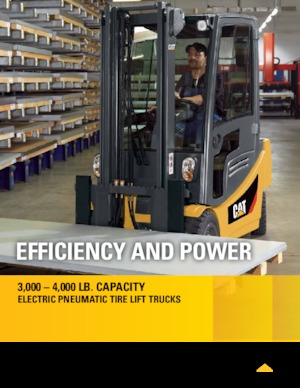 Elektrische vorkheftrucks Caterpillar EPC3000
