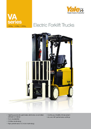 Elektrische vorkheftrucks Yale ERC18VA