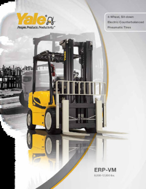 Elektrische vorkheftrucks Yale ERP100VML