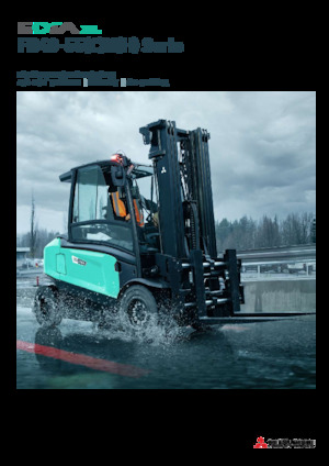 Elektrische vorkheftrucks Mitsubishi FB40N  