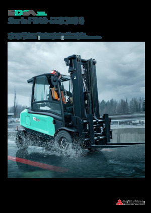 Elektrische vorkheftrucks Mitsubishi FB40N  