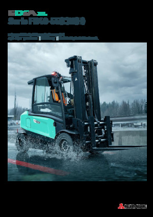 Elektrische vorkheftrucks Mitsubishi FB40N  