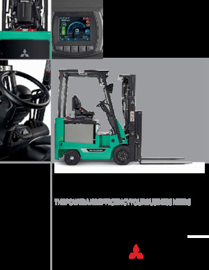 Elektrische vorkheftrucks Mitsubishi FBC18LN