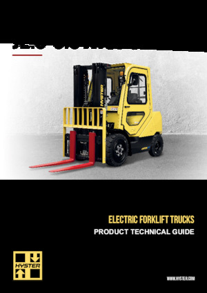 Elektrische vorkheftrucks Hyster J3.5XTLG