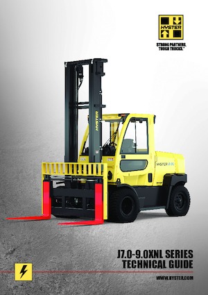 Elektrische vorkheftrucks Hyster J8.0XNL9 