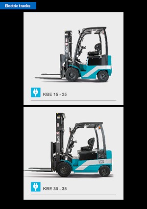 Elektrische vorkheftrucks Baoli KBE 30