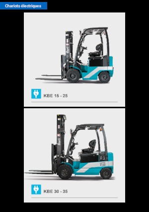 Elektrische vorkheftrucks Baoli KBE 25
