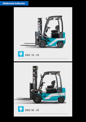 Elektrische vorkheftrucks Baoli KBE 30