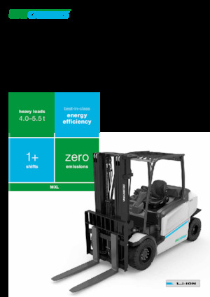 Elektrische vorkheftrucks UniCarriers MXL-55H