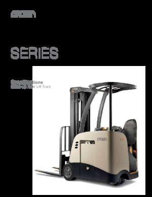 Elektrische vorkheftrucks Crown RC 5735-30