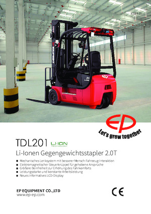 Elektrische vorkheftrucks EP TDL201