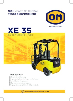 Elektrische vorkheftrucks OM XE35