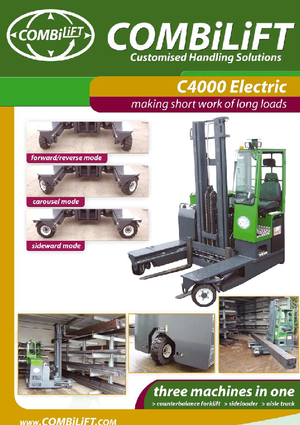 Multidirectionele dieselvorkheftrucks Combi-Lift C 4000 E