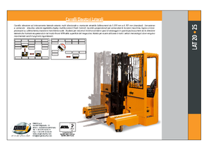Elektrische Multidirectionele Vorkheftrucks OMG LAT 25 