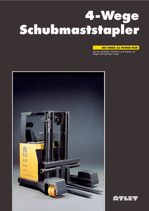 Elektrische Multidirectionele Vorkheftrucks Atlet UFS 250