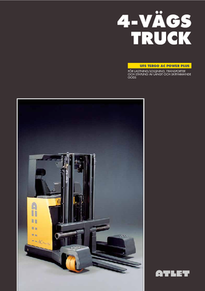 Elektrische Multidirectionele Vorkheftrucks Atlet UFS 200