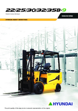Elektrische vorkheftrucks Hyundai 32B-9