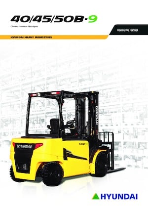 Elektrische vorkheftrucks Hyundai 40B-9
