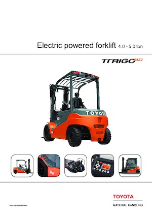 Elektrische vorkheftrucks Toyota 8 FBMT 40