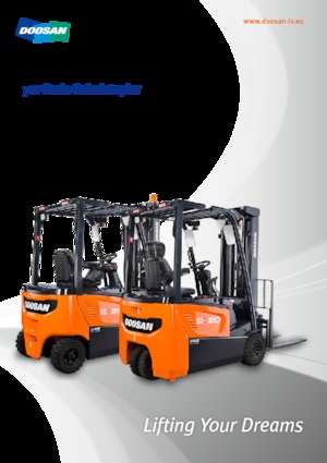 Elektrische vorkheftrucks Doosan B20T-7