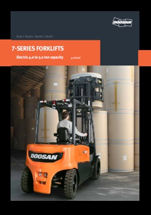 Elektrische vorkheftrucks Doosan B40X-7