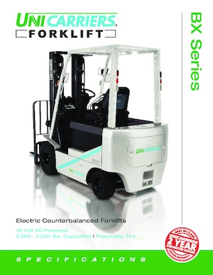 Elektrische vorkheftrucks UniCarriers BXP30LN