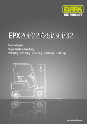 Elektrische vorkheftrucks Clark EPX 22 i