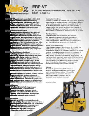 Elektrische vorkheftrucks Yale ERP040VT