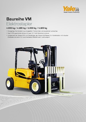 Elektrische vorkheftrucks Yale ERP 55 VM